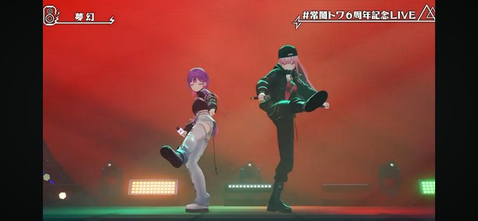 lAngelingl's tweet image. 夢幻
feat. guest: Calliope!
TowaCalli Kick!
 #常闇トワ6周年記念LIVE