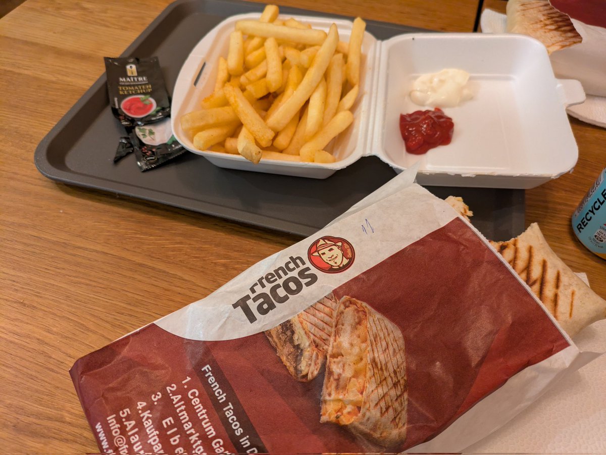 Mexican food is a rarity in Germany, and while this is neither French nor Taco it is good.