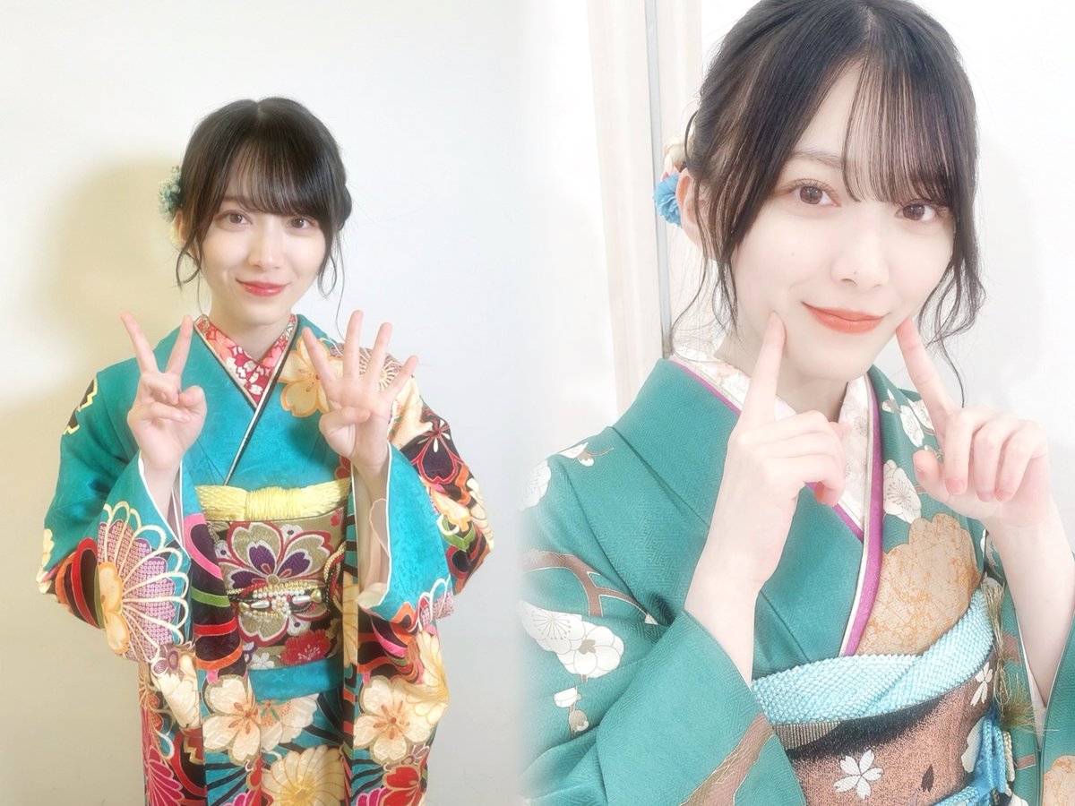 そろそろ振袖のオフショット送ってくれるかな〜💭💕なんて思ってたよ