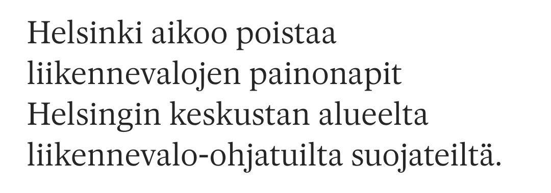 Hyvä täsmennys.