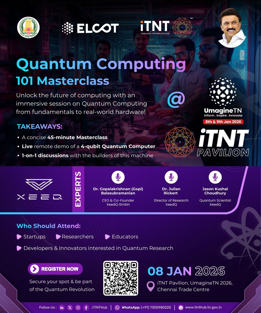 🚀 #Quantum Computing 101 Masterclass at #UmagineTN2026! ⚛️ ⏱️ 45-minute ...