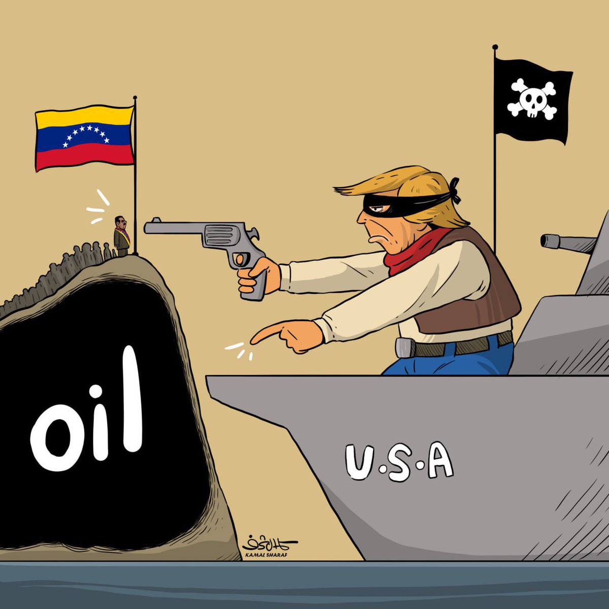 You cannot interfere with an independent country. Get lost. #Caracas #Venezuela #Karakas