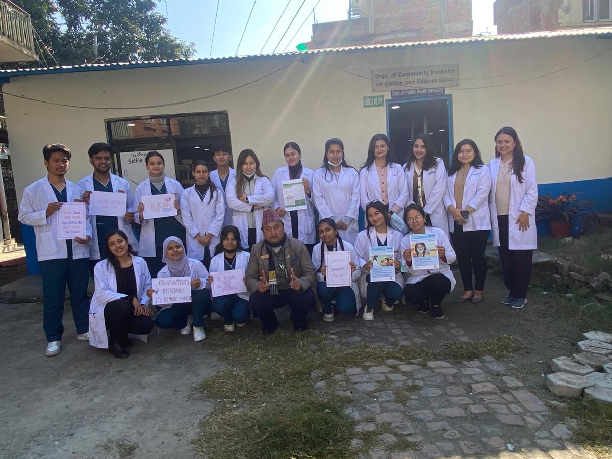 rotaractatpdc's tweet photo. On November 19, the Rotaract Club of People's Dental College organized an impactful Antimicrobial Resistance (AMR) awareness program on the college premises. https://t.co/4yyG0Dblu9