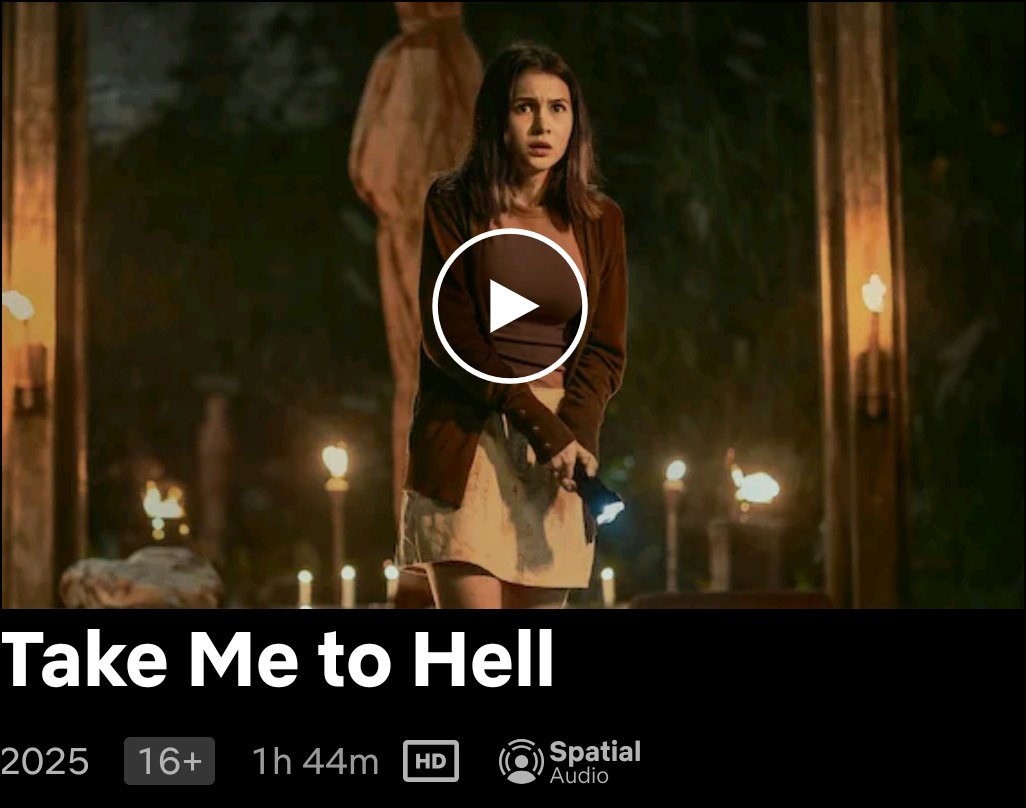 Benarkah film "Take Me to Hell" di Netflix ini karya Rizal Mantovani? 

Hmmm gimana ya..? 

netflix.com/us/title/82106…