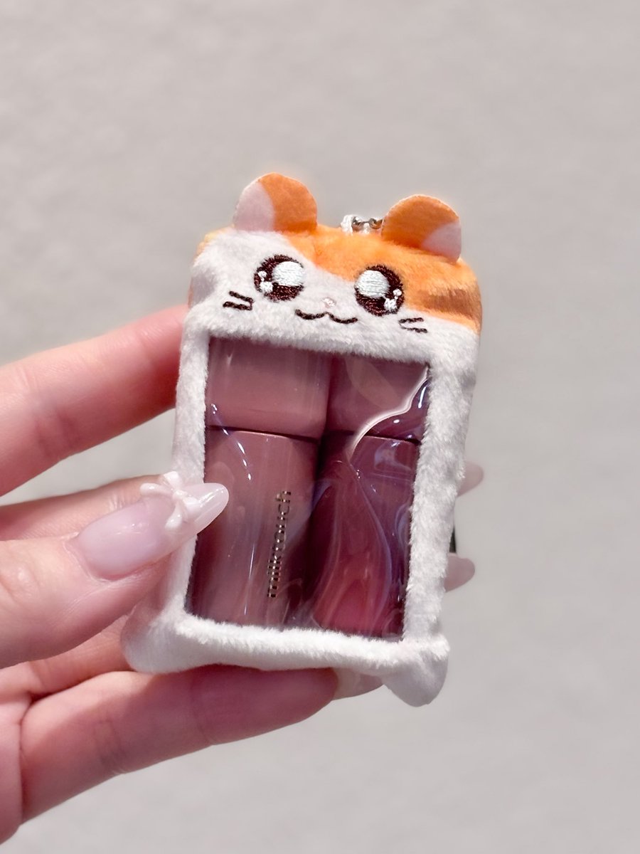 ハム太郎のミニフォトホルダー可愛すぎㅠ_ㅠ♡ ミニリップ収納に最高