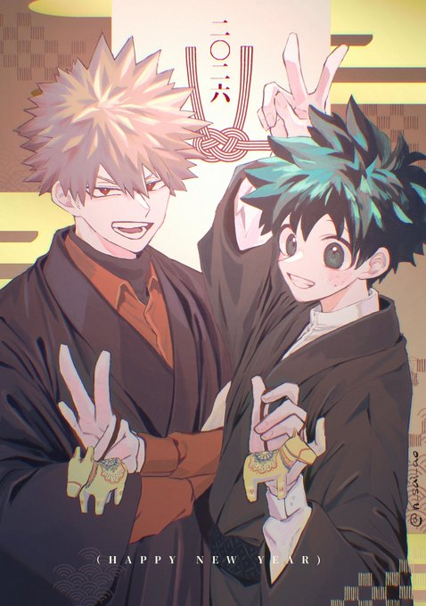 爆豪勝己 ,緑谷出久 「幼馴染 」|うのうのイラスト