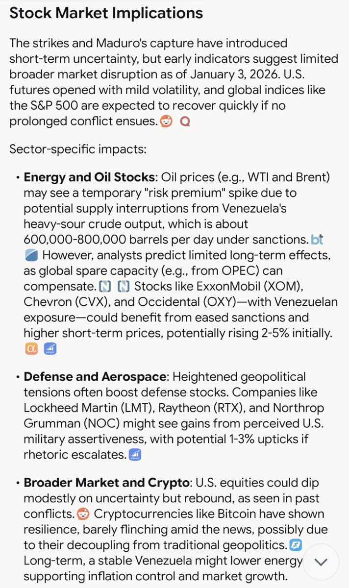🚨 INVESTING : Gli Stati Uniti hanno appena catturato il presidente venezuelano Maduro: quali conseguenze per il mercato azionario?