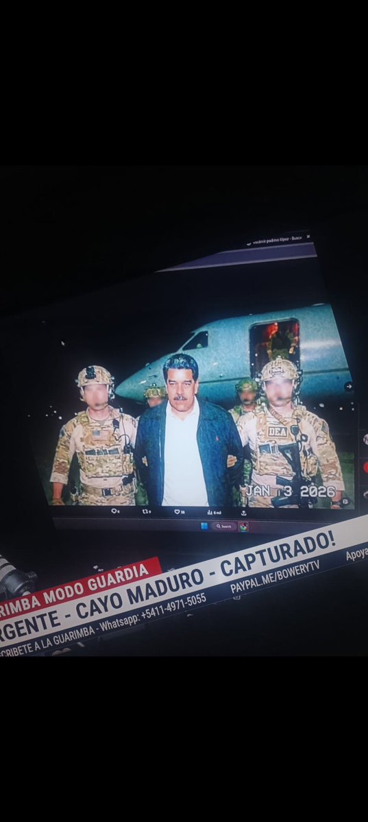 IMAGEN PARA LA HISTORIA!!! VIVA LA LIBERTAD!!! VIVA VENEZUELA!!! VIVA AMÉRICA LATINA!!!

Ha caído...