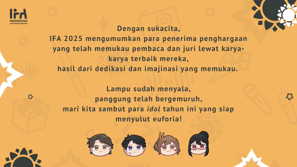 IFA2025_'s tweet image. PENGUMUMAN PENGHARGAAN IFA 2025