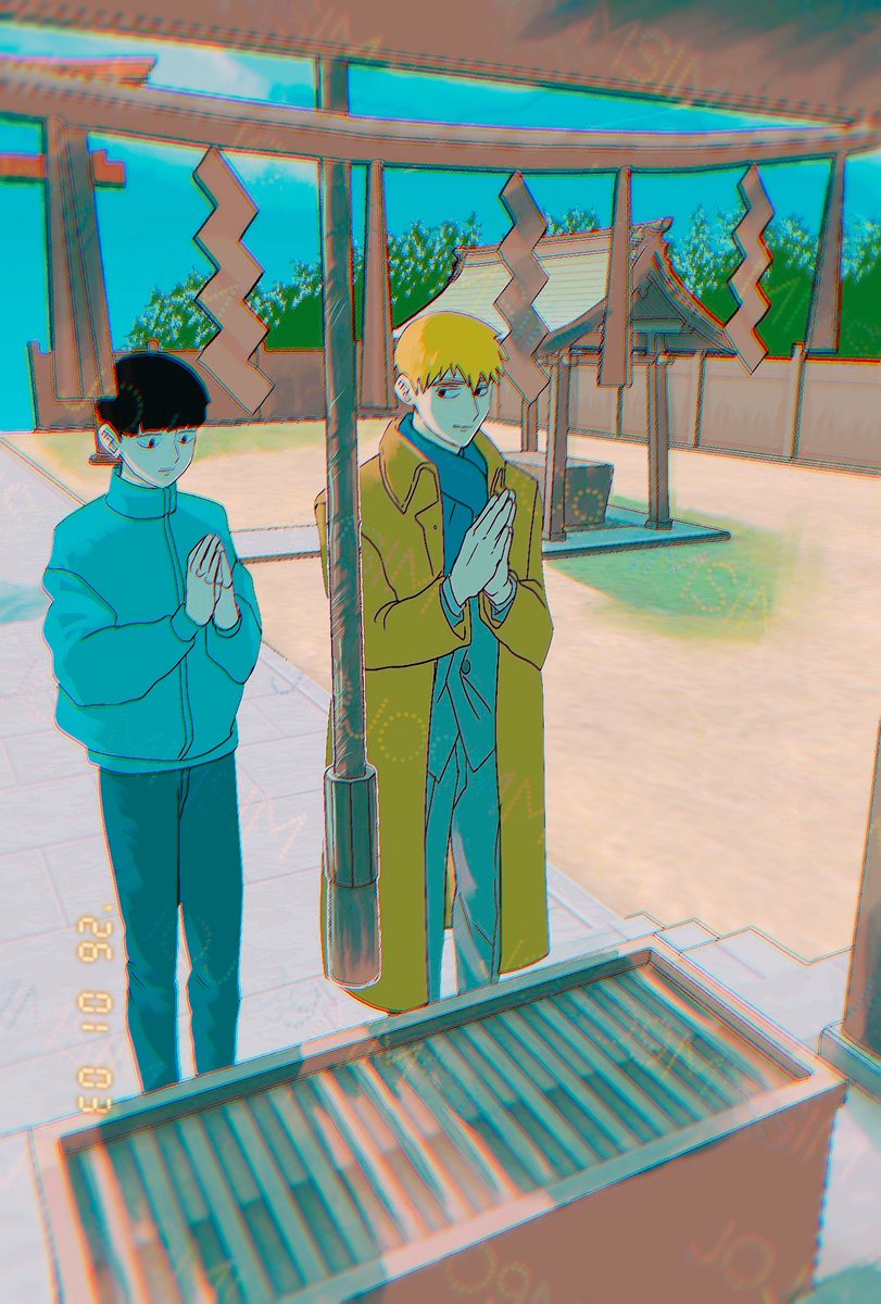 🎍モブ霊年賀状🎍