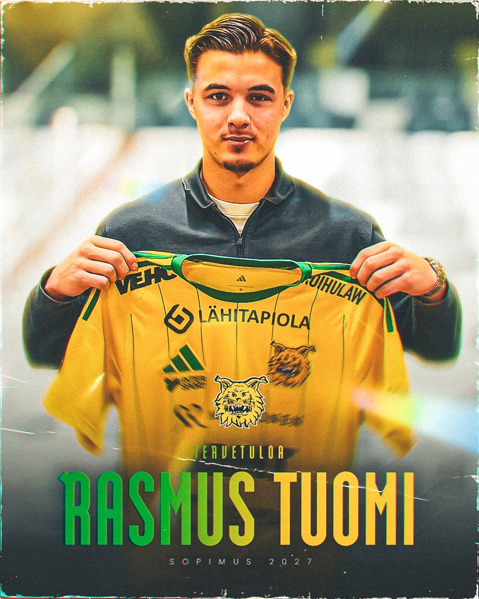ilvesfootball's tweet photo. 18-vuotias keskikenttäpelaaja Rasmus Tuomi liittyy Tampereen Ilveksen riveihin kaksivuotisella sopimuksella! ⚽️

📝 Lue tiedote: https://t.co/p11zTogmPA

#Ilves #Veikkausliiga #Ilves2
