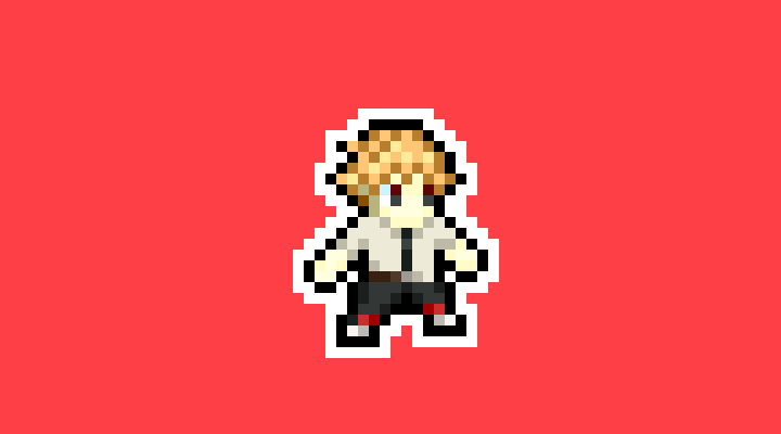 ドット絵 #pixelart #デンジ #クリプトオブネクロダンサー +