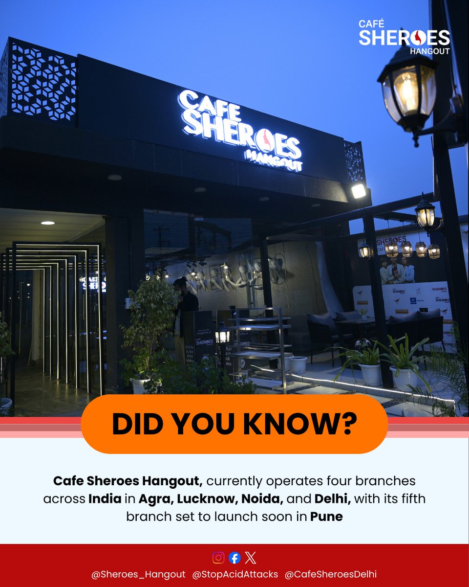 SheroesHangout's tweet photo. #DidYouKnow
Catch our series, where we unveil facts about @SheroesHangout Cafe, every saturday.
#sheroeshangout #cafesheroes #stopacidattacks #chhanvfoundation https://t.co/Ap0ZVfKLd6