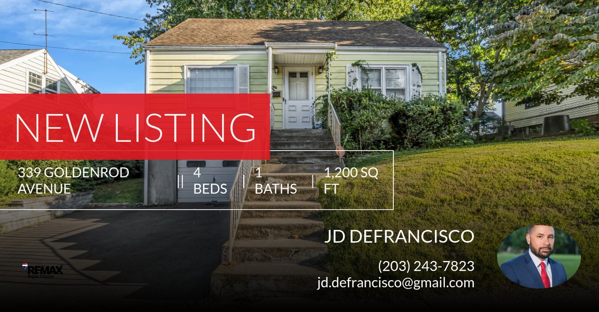 CTRealEstateJD's tweet photo. 📍 New Listing 📍 Take a look at this fantastic new property that just hit the market located at 339 Goldenrod Avenue in Bridgeport. Reach out here or at (203) 243-7823 for more information https://t.co/0gkagOmhab https://t.co/NFSzelNg5v