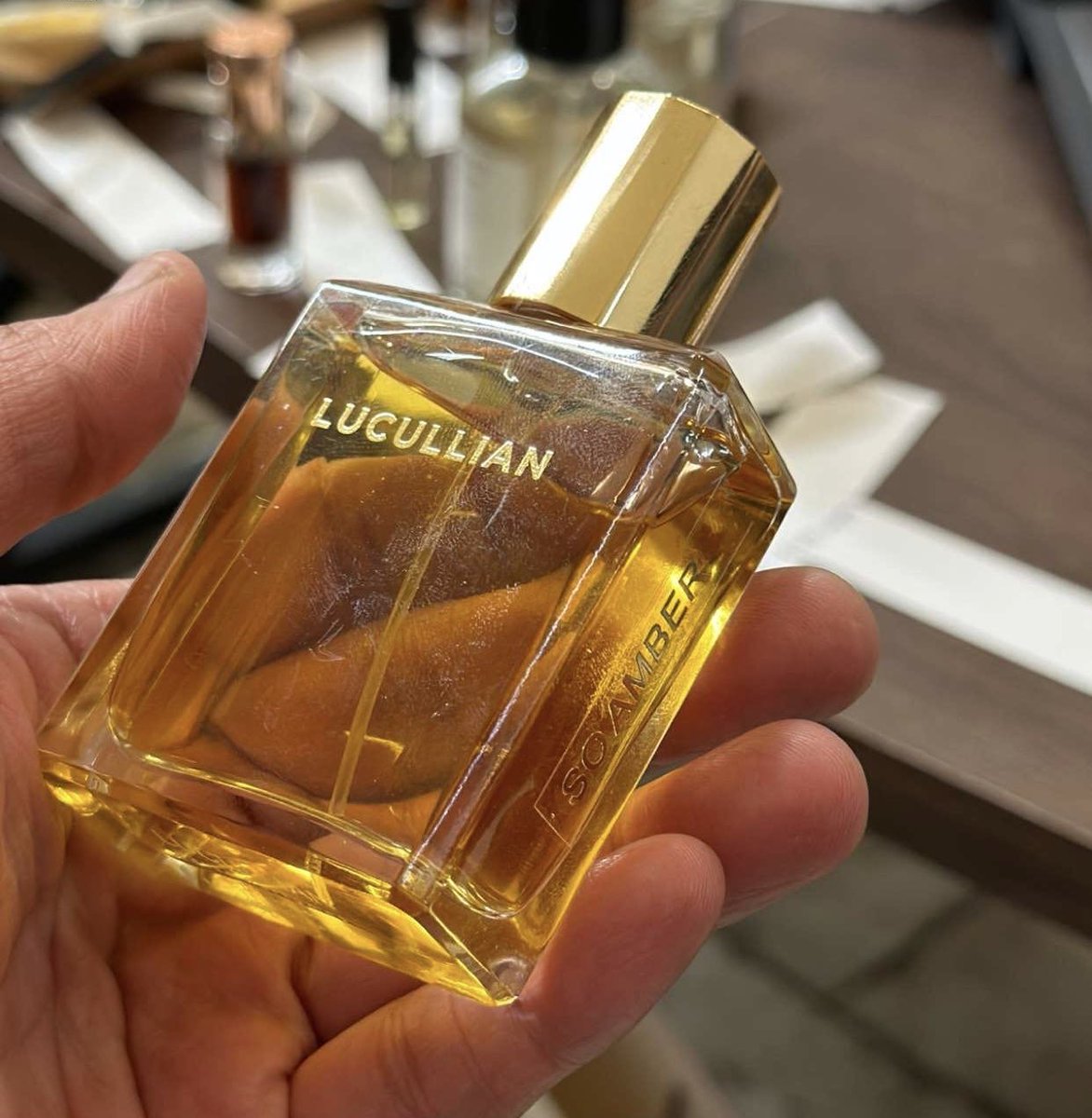 عطر .. So Amber | Lucullian 

افتتاحية عنبرية أنيقة 
تناغم مع لمسات خشبية ولمحة بودرية راقية ✨
#رابطة_عشاق_العطور