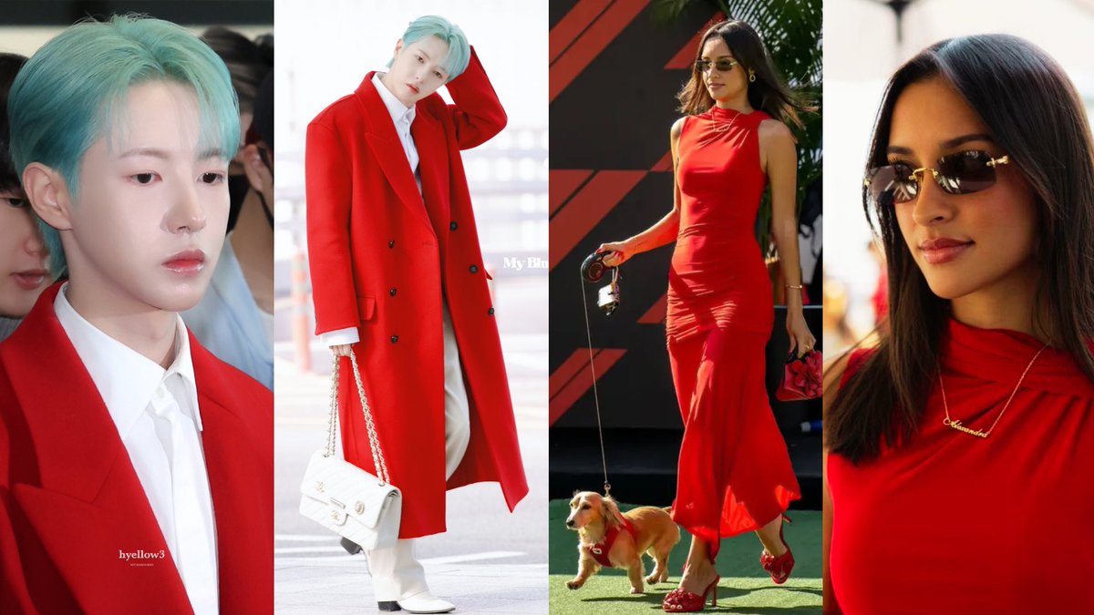 daffodiljunnie's tweet image. alexandra saint mleux on race day at mexico city grand prix, huang renjun at incheon airport otw to singapore for tds4 🏎️ 🏁