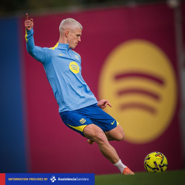 ❗ [COMMUNIQUÉ MÉDICAL] Dani Olmo et Pedri reçoivent le feu vert et font partie du groupe de Hansi Flick pour le derby de ce soir #EspanyolBarça