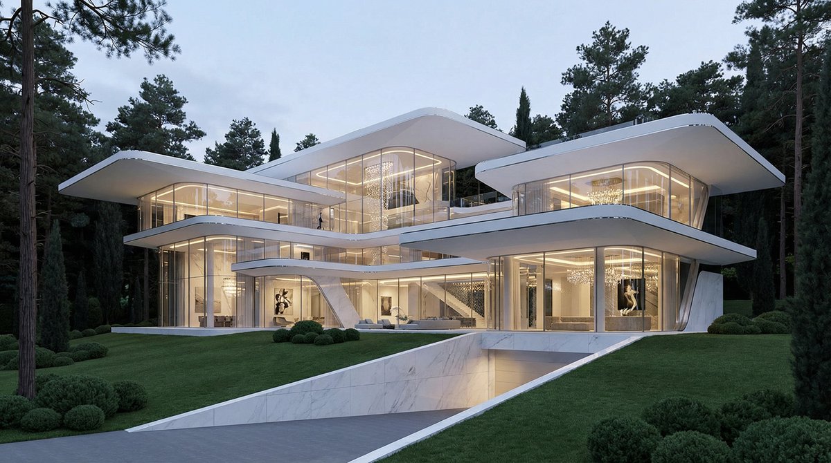 AresteaStudio's tweet photo. #villadesign #villaarchitecture #highendresidential #villaconcept #housedesign #houseproject #modernhouse #exteriordesign #conceptualarchitecture #digitalarchitecture #tbilisi #tskneti https://t.co/Zril9MHeHe
