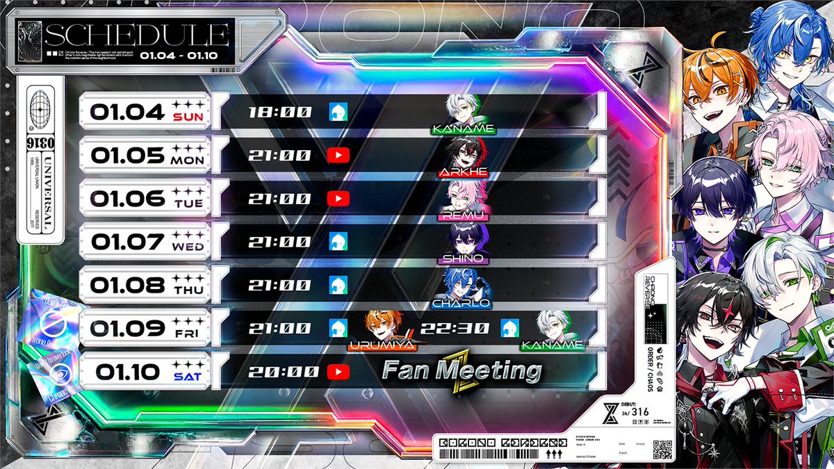 クロノヴァ【Chrono▷◁Reverse】 (@Chronover_info) / Posts and