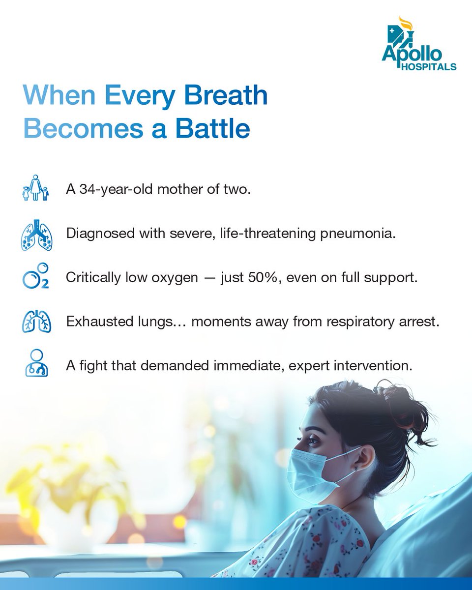 ApolloPune's tweet image. Some battles are fought breath by breath.

From critical emergency intervention to steady recovery — this journey reflects what happens when expertise meets precision, and compassion leads the way.

#ApolloHospitals #Pune #TouchingLives #BeProHealth