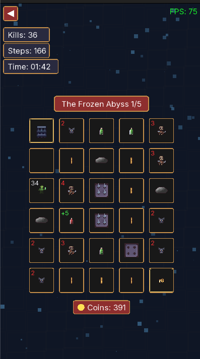 scottfoster's tweet image. Early look at a tile-based RPG I’m building for mobile 👀 #screenshotsaturday #indiedev #mobilegame #love2d #dungeontiles