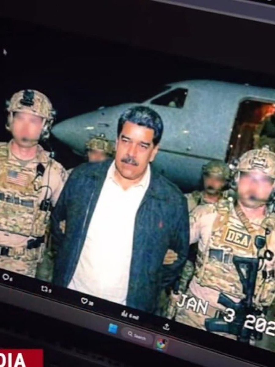 Gracias, Dios, por permitirnos ver a este tirano dictador de mierda de Nicolás Maduro capturado. ...