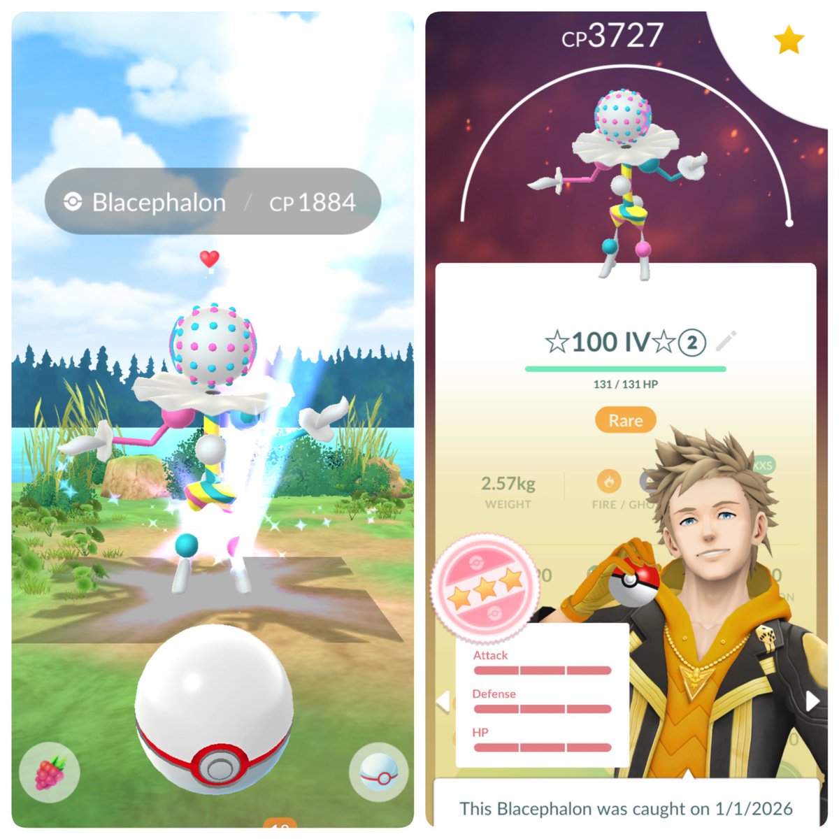 HUNDO BLACEPHALON XXS 💯

#PokemonGO #ポケモンGO #ズガドーン