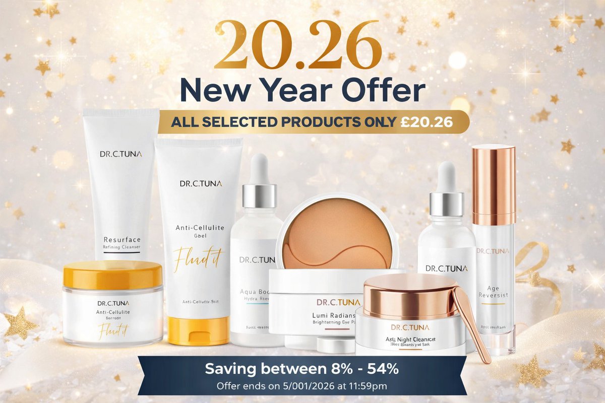 PhoenixFaves's tweet image. ✨ 20.26 New Year Offer ✨
All selected products just £20.26 each 🥳
Save 8%–54% on skincare, fragrance &amp;amp; wellness!
⏰ Ends 05/01/2026 at 11:59pm
👉 Shop now: shorturl.at/uM4fy
#2026NewYearOffer #NewYearSavings #£2026Deal #SkincareDeals #LimitedTime ⏳