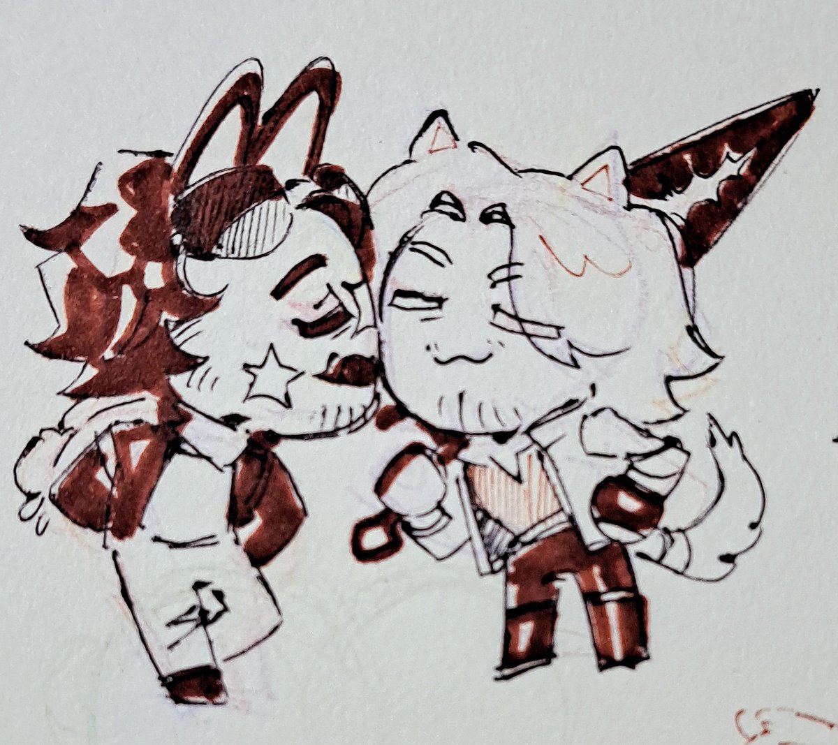 Last year's old critters doodles 
#VinDante 