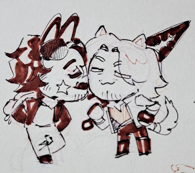 Last year's old critters doodles 
#VinDante 