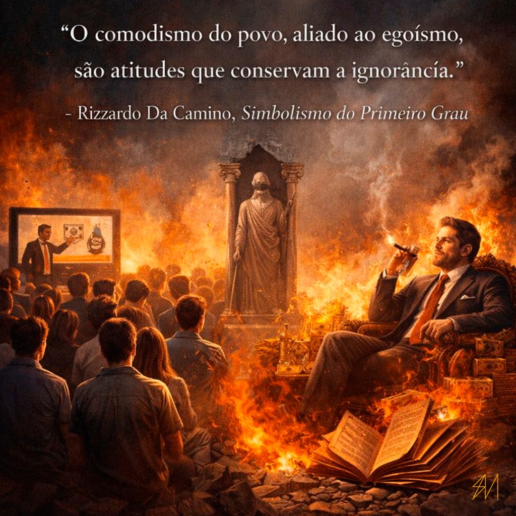 MarcondesSam's tweet image. "O #comodismo do povo, aliado ao #egoísmo, são #atitudes que conservam a #ignorância." #Simbolismo do Primeiro Grau (Rizzardo Da Camino)
amzn.to/4jaRSdq