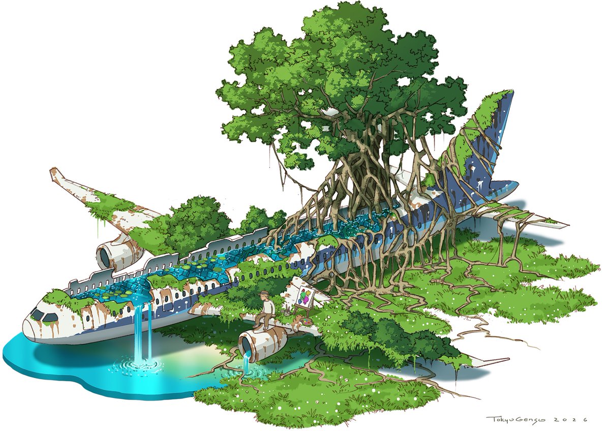 今年もマイペースで好きな絵を描いていければと思っています。