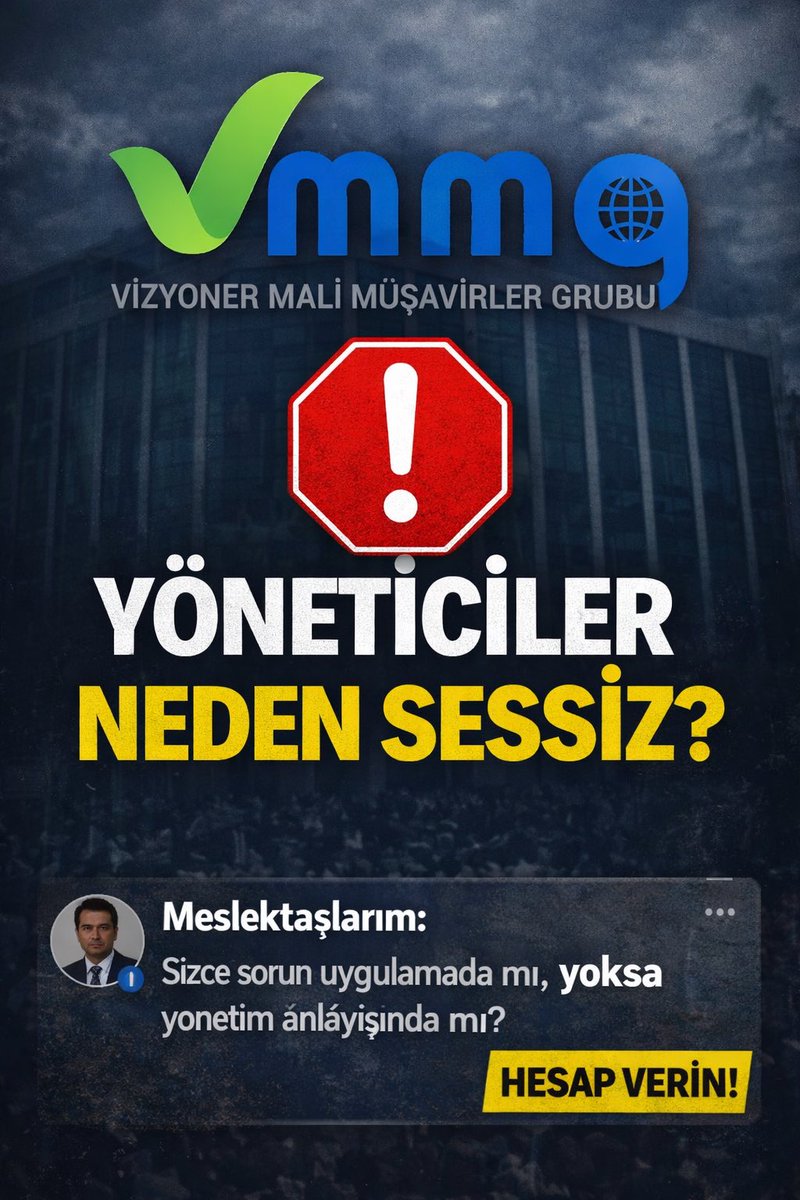 fuat_fc's tweet photo. bir soru:
Enflasyon muhasebesindeki bu kaosu kim yönetti?

Unvanlar bir gecede dağıtılırken,
odalara defter yetkisi verilirken,
SMMM’ler YMM’lere raporlanırken

🔹 Kim konuştu, kim sustu?
🔹 Yönetimler meslek için mi, huzur hakkı için mi?

Sessizlik tarafsızlık değil ortaklıktır https://t.co/WQVKoQXsHU