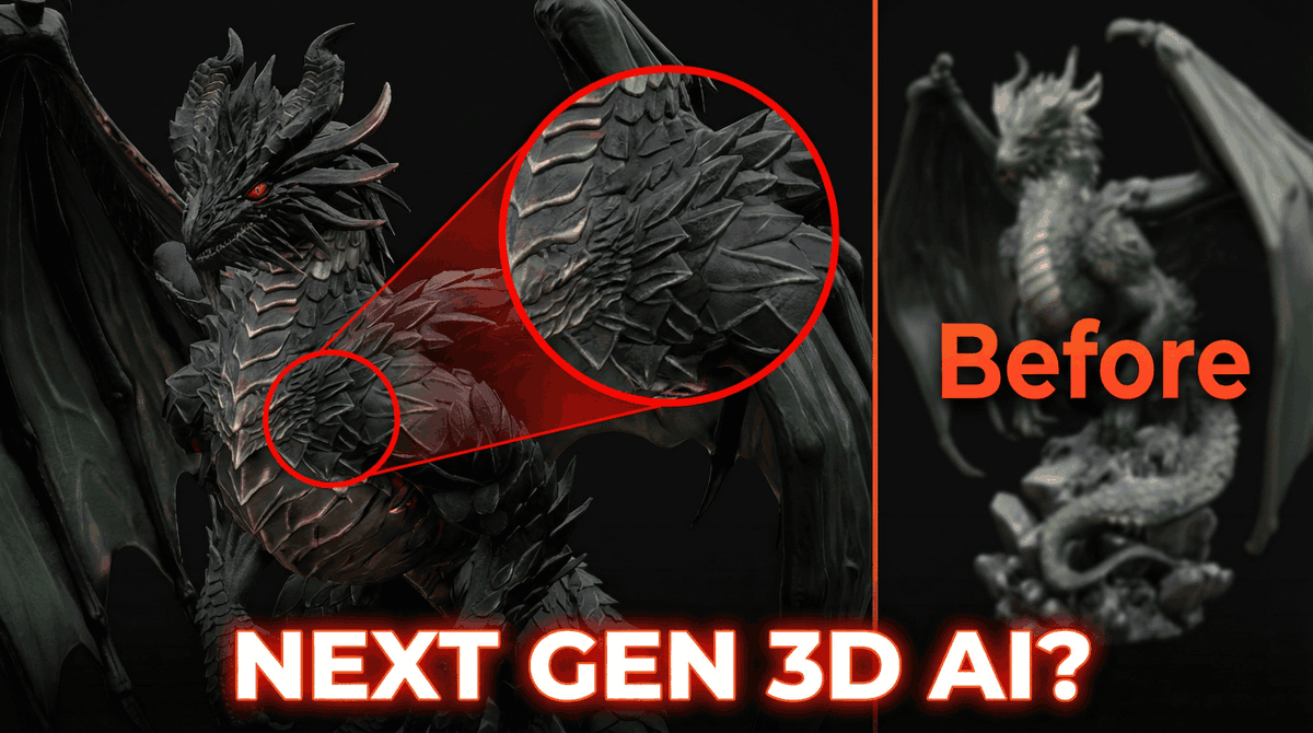 Stefan_3D_AI's tweet image. 🧨#New_video
@Hitem3D  2.0 dropped.
The new auto-retopology is a huge step forward, but...
I tested it against Hunyuan &amp;amp; Trellis to see if it's the new king of AI 3D or not.

Full Video 👇
youtu.be/WpSppmU3oNo

#3DAI #Hitem3D #AIart #3Dprinting #Hunyuan3D