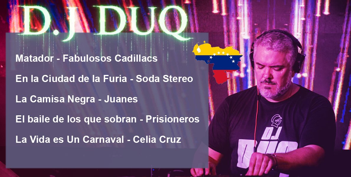 actualidadpanam's tweet photo. RT @IvanDuque Este es mi setlist oficial sobre la situación actual en Venezuela https://t.co/E9gZc1yOig