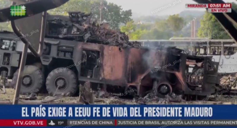 bayraktar_1love's tweet image. Venezuelan Buk-M2E air defense system, purchased from Russia in 2015, destroyed tonight