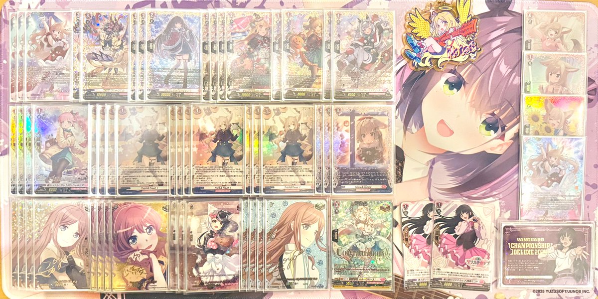 リリステカップ　
ホビステ津田沼

使用：フェネル

シャルモート　後　×
カイリ　先　○
呪縛　後　○
呪縛　後　○
クリスレイン　先　○

敢闘賞取れたのでヨシ👉

#VGTopDecks