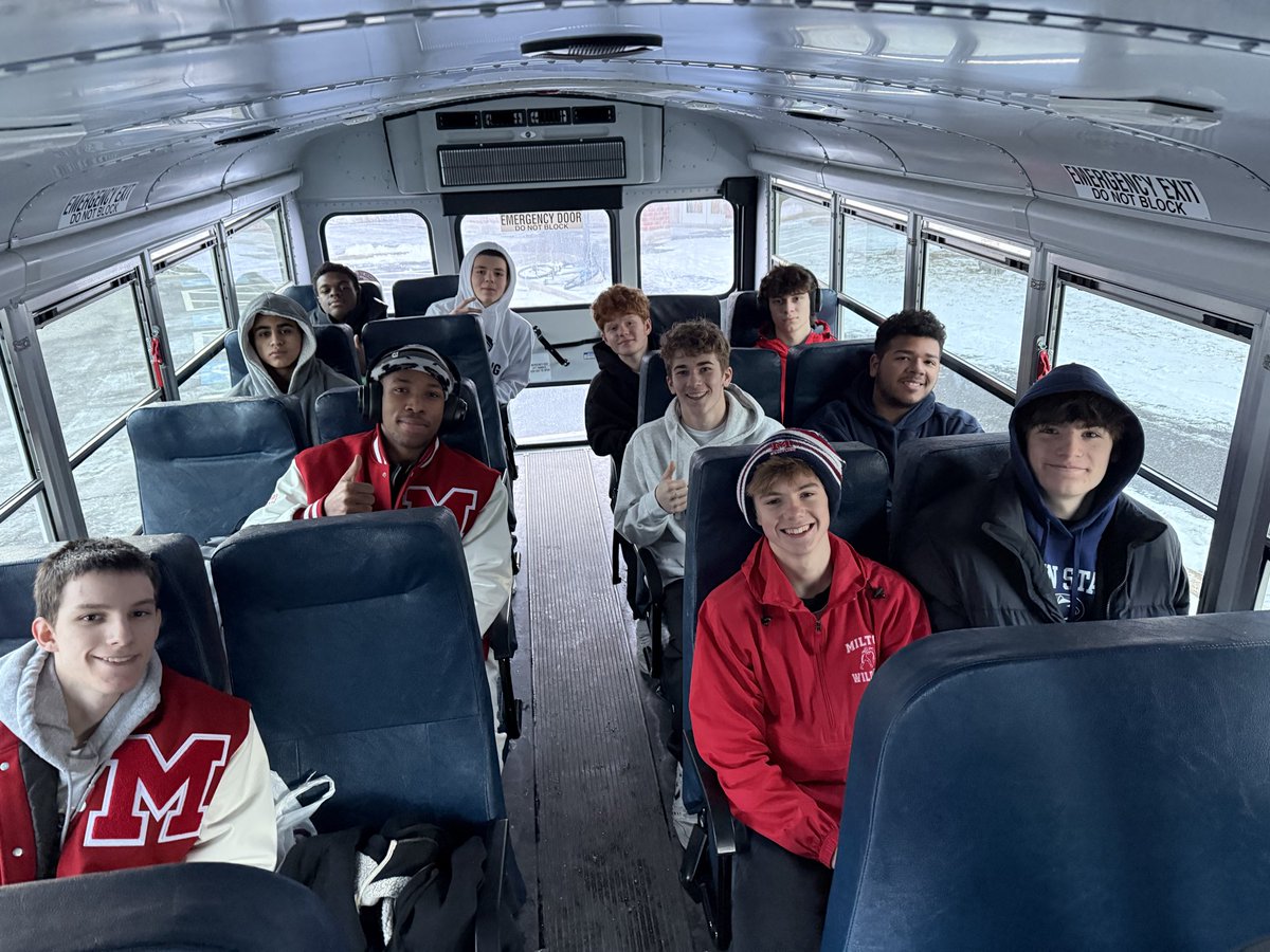 MHS_Wrestle's tweet photo. All aboard the #CatMobile, the #CatsOnMats are on their way to Whitman-Hanson for the Bob Gay Invitational Tournament! https://t.co/OZenDG4E3F