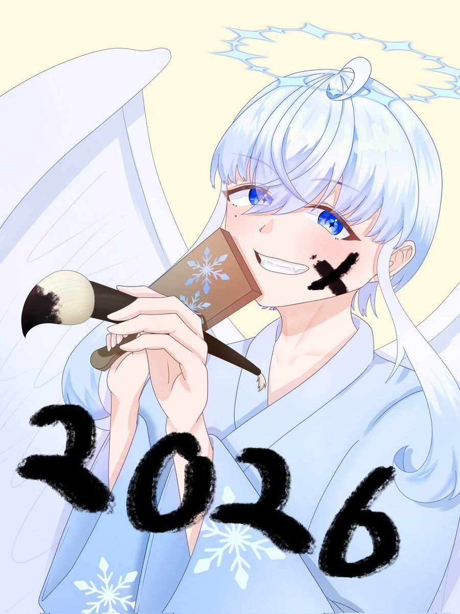 890hakua's tweet photo. あけましておめでとうございます
ｽｷﾞﾏｼﾀｶﾞ…

#イラスト 
#2026年もよろしくお願いいたします 
#あけましておめでとうございます https://t.co/VDJRVm0lI3