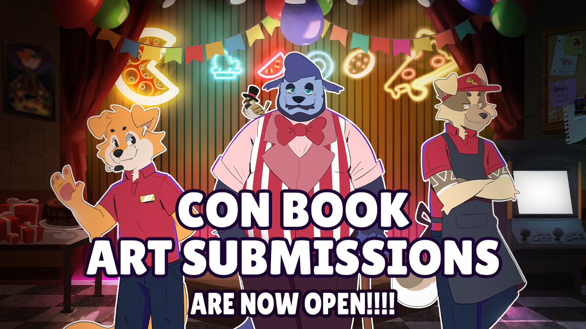 🎨Conbook Art Submissions are open!🎨Hey artists and creative chefs of art! The ovens are hot and the canvas is ready this is your chance to serve up your best artwork and have it featured in the BFF CONBOOK, Pizzeria style! 🍕✨

 Submission form: forms.gle/cmodL8DhqB9QB9…