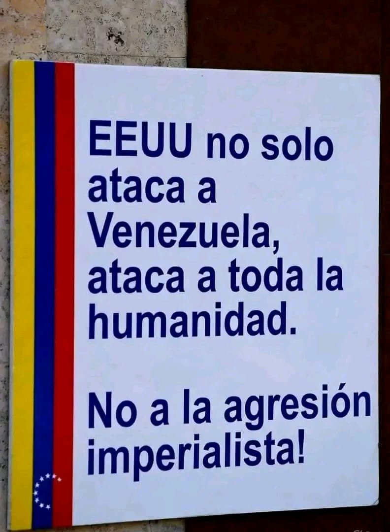 #AnapSantiago:
El pueblo de Cuba condena enérgicamente los ataques del Gobierno de los EEUU a la hermana República de Venezuela y en especial los campesinos Cubanos que siempre estaremos en defensa de la Paz.
#Venezuela
#SantiagoDeCuba