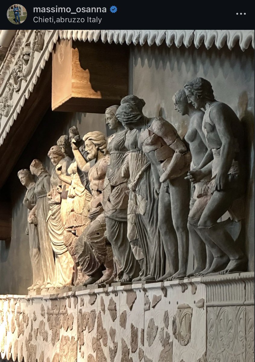 i_Spirito's tweet image. Osanna a Chieti 

“Apriamo questo anno di cultura e musei con il bellissimo Museo Archeologico della Civitella di #Chieti, con i suoi templi dai frontoni in terracotta della fine del II secolo a.C. Imperdibile!”