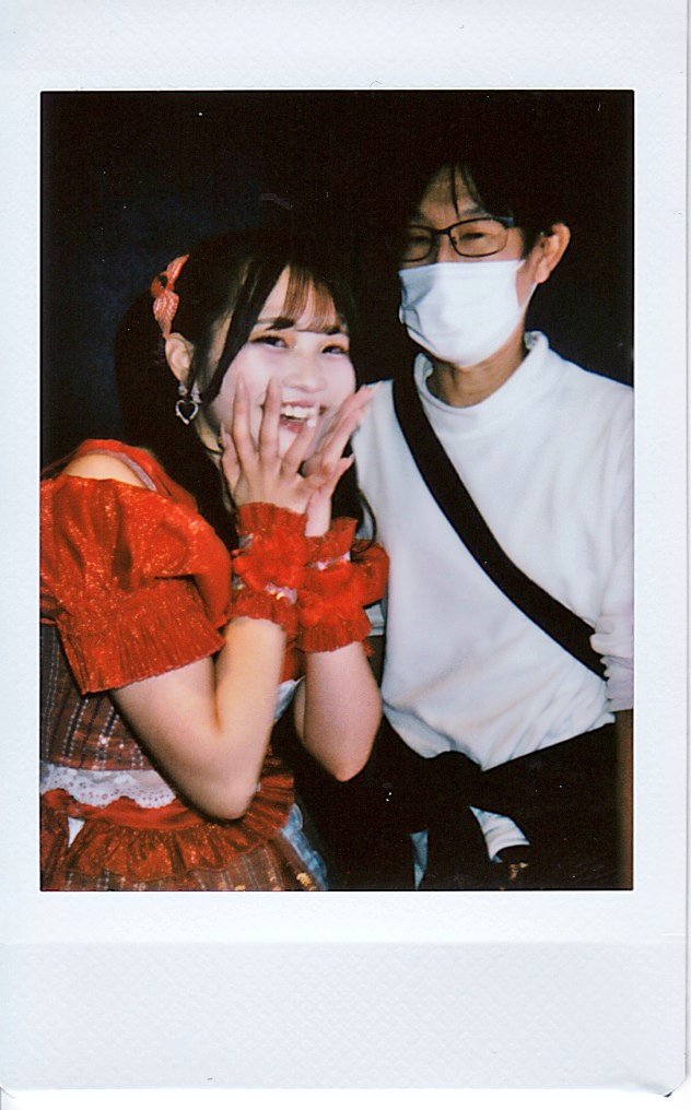 今年の初チェキは杉井みぃちゃん🍓 #よーよーよー #杉井みぃ