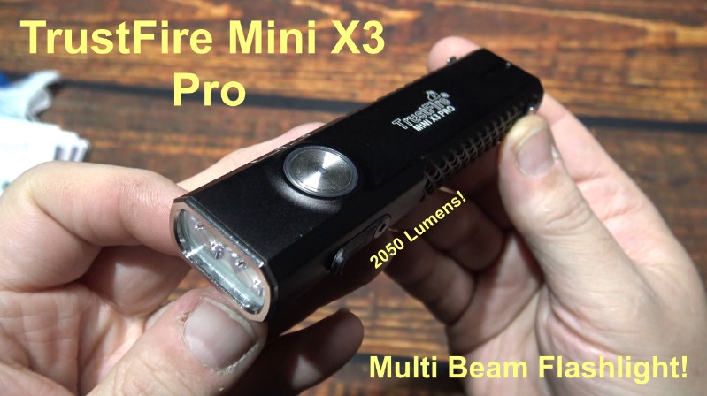 CharlesBridgTec's tweet image. Here is the new X3 Mini Pro from TrustFire. This is great for casual EDC. Sporting dual main LEDs. 2,050 Lumens. 2000mAh internal battery. RGB LEDs are intense. Side flood &amp;amp; UV LEDs. Two-way clip.
#TRUSTFIRE #X3 #MiniPro #RGB #floodlight #CharlesBridgTec

youtu.be/yr7tGVHUoC0