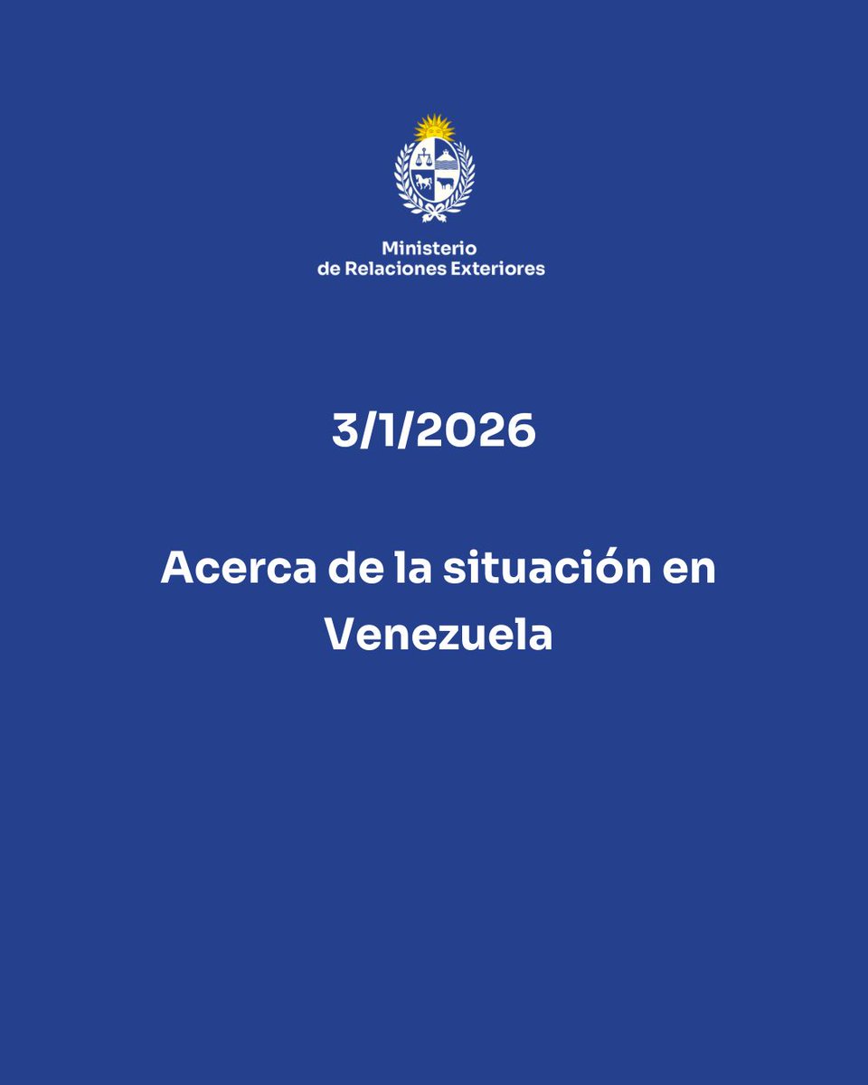 Cancillería Uruguay 🇺🇾 tweet media