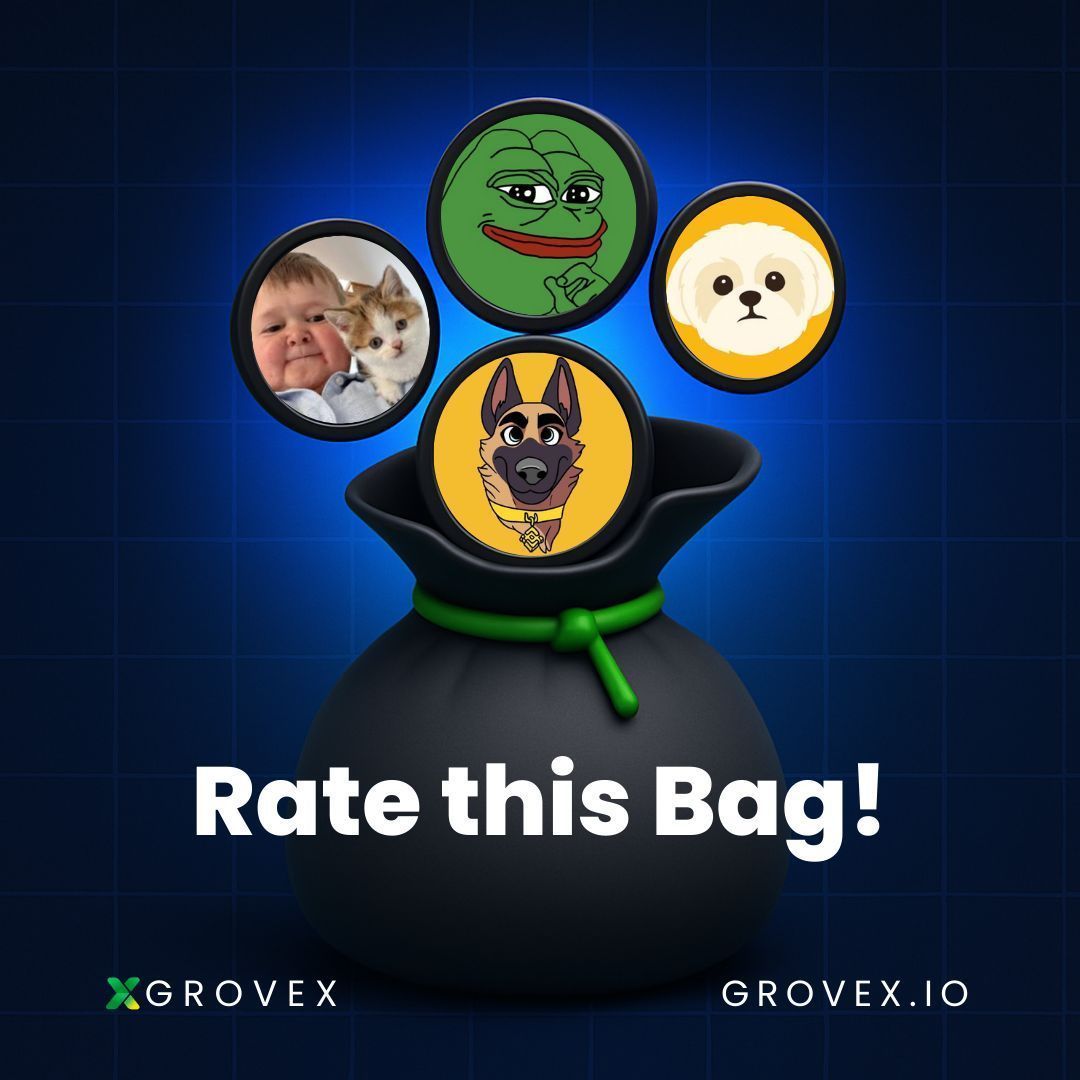 Rate this bag from 1–10 🎒👇

$PEPE
$BROCCOLI
$BARSIK
$SHIH

Be honest… is this a diamond bag or pure chaos? 😅
#Crypto #Web3 #GroveX