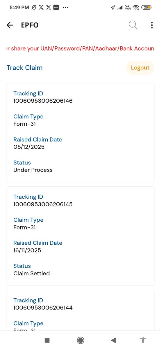 <a href="/PMOIndia/">PMO India</a> <a href="/officialepfo/">EPFO</a> 
Pf withdrawal also withheld for almost about a month now 
What the hell is happening with this system