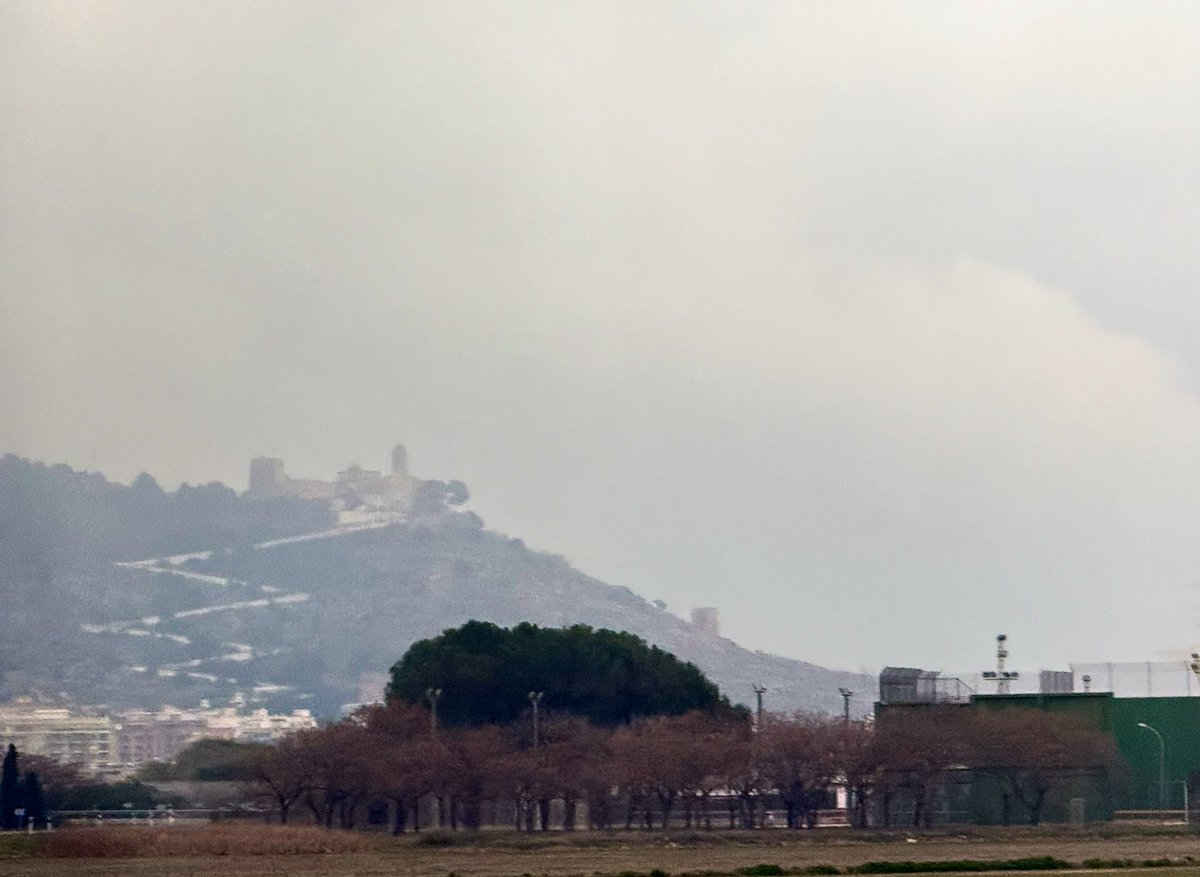 Activado el #AvisoAmarillo por #lluvias que pueden acumular hasta 20 mm en 1h y hasta 60 mm en 12 horas en el #LitoralSur por <a href="/AEMET_CValencia/">AEMET Comunitat Valenciana</a> tanto hoy como mañana. Tenemos por el momento un día gris y brumoso, muy desapacible. 13°C en #Cullera. Imágenes de la mañana.