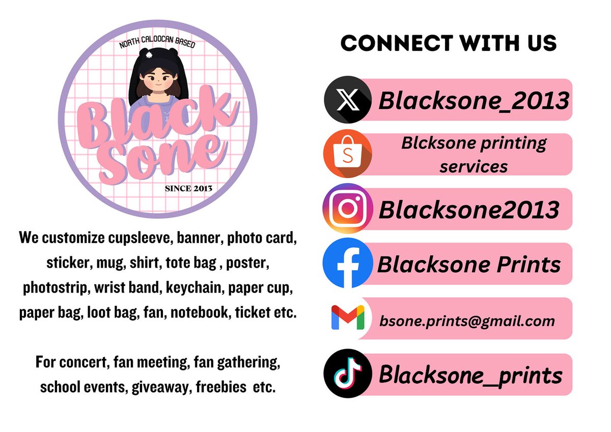 Blacksone Prints 🩷 We accept rush order. tweet media