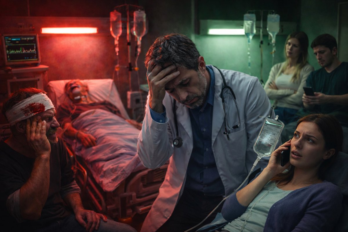 Dün gece tuttuğum acil servis nöbetinden sonra bir kez daha yazmak hasıl oldu…

Ülkemizde adeta “acile gideyim, serum taktırayım” anlayışı normalleşti.

Halsizlik, basit bir grip ya da birkaç gün dinlenmeyle geçebilecek şikayetler, acil servislerde çözüm arıyor. 

Oysa acil